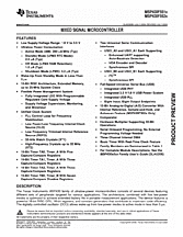 DataSheet MSP430F5524 pdf